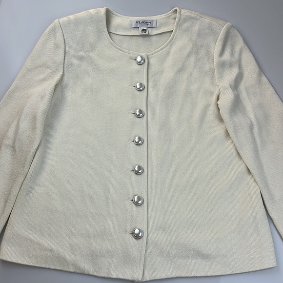 St. John Collection Heavy Buttoned Cardigan S54-2 - Picture 5 of 9